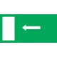 Авариен изход/маршрут за евакуация - наляво - вариант